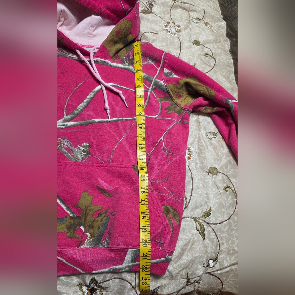 Realtree Pink Camo Hoodie Women’s Size Small Cozy Winter Pullover Hunting - Picture 6 of 6